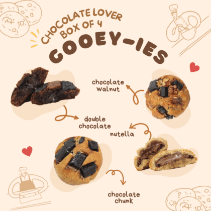 Chocolate lover Box-of-4 Goo-ies